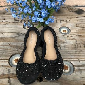 Gianni Bini jeweled Bresa Ballet flat leather 6